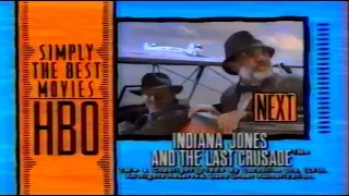 September 1990 - HBO Promos "Indiana Jones and the Last Crusade" Intro