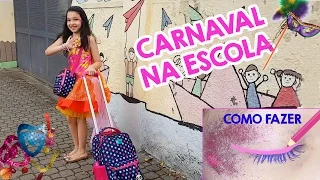 TAKE ME WITH THE CARNIVAL AT SCHOOL - DIY Makeup and Children's Fantasy | Luluca