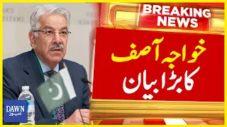 Khawaja Asif Ka Bara Bayan | Breaking News | Dawn News