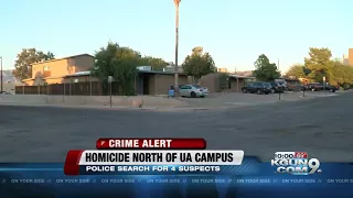 Police investigating homicide north of UA campus