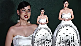 Uorfi Javed| Super Fashionable Women With New Look- The Taj Mahal Dress| Mind blowing Lady