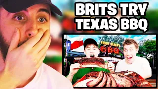 Brits try real Texas BBQ for the first time Reaction!