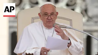 Pope Francis appeals for peace 'in these times of world war'