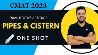 CMAT 2023 - Pipes & Cistern | One Shot by Udit Saini | Quant | #cmat