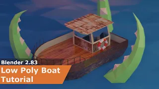Blender | Low Poly Boat Scene | Beginners Tutorial