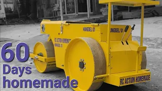 how to make road roller, full video in 60days | rc action homemade