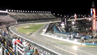 NASCAR 2017 Coke Zero 400 Overtime Finish | Grandstand View (pretty bad quality)