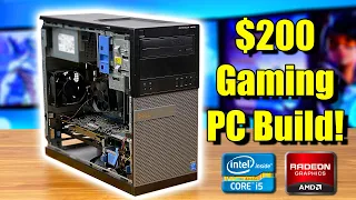 The Cheapest Gaming PC I Could Build In 2021! $200 Budget Build