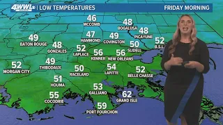 New Orleans Weather: Beautiful weather through the middle of next week