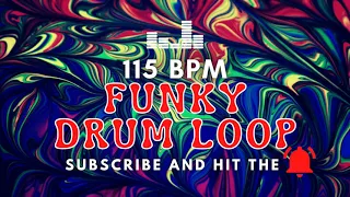 Funky Drum Loop 115 BPM [Practice Tool + Free Download]