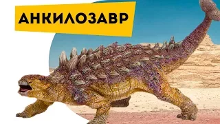 Динозавры Анкилозавр против тираннозавра. Про динозавров детям Ankylosaurus Познаватель кот Семен