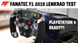 Fanatec ClubSport F1 2019 Lenkrad Unboxing & Review Simracing Setup für PS4 (Deutsch/German)