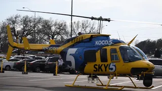 Bell 206 L4 Spool Up/Take Off (KOCONews 5, Oklahoma City)