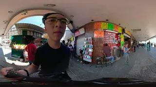 GoPro Fusion 360 Virtual Reality: Downtown Mexico City Street Photography POV
