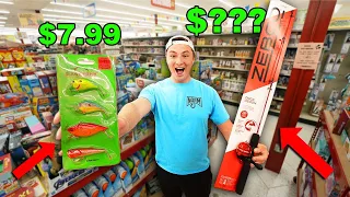 World's BIGGEST Discount Store Fishing Challenge (Big Fish!)