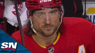 Chris Tanev Taps In Own Goal As Flames' Defensive Miscues Pile Up vs. Sharks