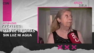 VECINOS de Caballito CORTARON la CALLE para PROTESTAR contra EDESUR