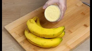 TEM BANANA E FLOCÃO? NÃO COMA PÃO - FAÇA ESSA RECEITA DE 3 INGREDIENTES