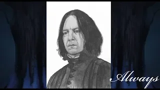 Severus Snape | Speed Drawing | Harry Potter | Северус Снейп | Гарри Поттер