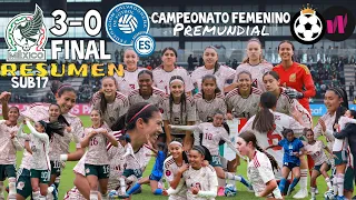 México Femenil SUB17 vs El Salvador Femenil SUB17 🔵 RESUMEN Campeonato SUB17 1.2.2024 🇲🇽3-0🇸🇻