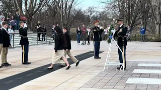 Walnut Middle School - Laying Wreath at Tomb of the Unknown Soldier 2024