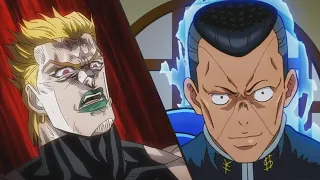 Okuyasu beats DIO