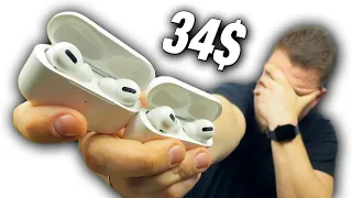 Точная Копия Apple AirPods Pro за 2500 рублей! Купил По Совету Подписчика