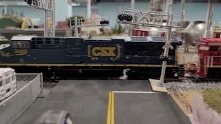 ho scale csx emergency freight train