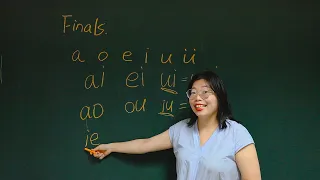 Mandarin Chinese Pinyin Foundation Series: Compound Finals - ai ei ui ao ou iu ie üe er ~ 拼音基础：复韵母