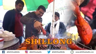 SHILLONG Food Tour - JADOH (Meghalaya Style Biryani) + Barbeque Chicken + Traditional KHASI Dinner