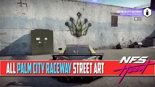 Need For Speed Heat All Street Art Locations Palm City Raceway