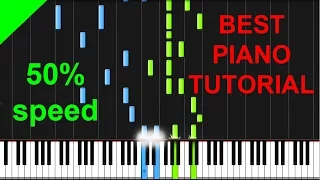 Twenty One Pilots - House Of Gold 50+30% speed Piano Tutorial