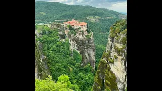 World History-Monastery of Varlaam In Meteora, Greece!!! #shorts #trending #nature