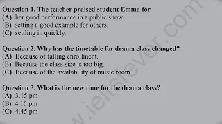 The teacher praised student Emma for | HD audio | 1080p | listening