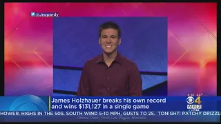 James Holzhauer Breaks Own 'Jeopardy!' Record And Wins $131,127 In A Single Game