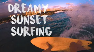 Pov Surfing DREAMY Sunset Waves