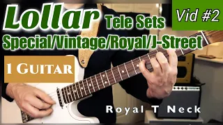 Lollar Tele Sets #2 (Special vs Vintage vs J-Street vs Royal) 1 Telecaster - Best Pickup Shootout