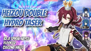 Crowned Heizou Double Hydro Taser Comp. Abyss v2.8 Floor 12 (9 Stars) | Genshin Impact