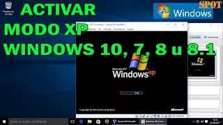 Cómo activar el Modo XP en Windows 10, 7, 8 u 8.1