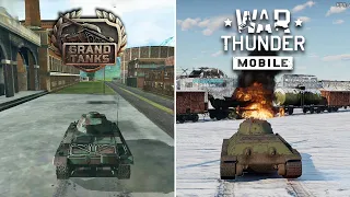 War Thunder Mobile VS Grand Tanks Comparison