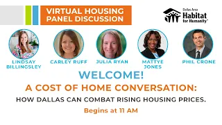 A Cost of Home Conversation - Dallas Habitat