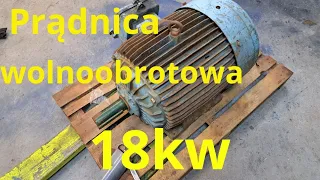 Prądnica wolnoobrotowa 18kw