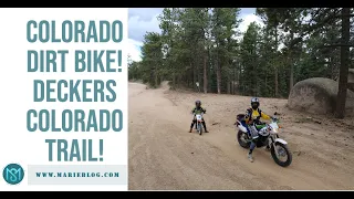 Beginner Dirt Bike Trail near Denver! Deckers Colorado!