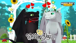 NIGHT FURYS GET MARRIED! *DRAGON WEDDING* | Minecraft Dragons | Little Kelly