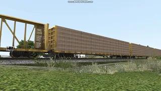 TS2021 NS SD60E 911 With a Mixed Freight Train With a great K5LA