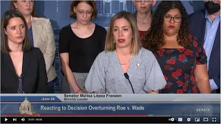 DFL Press Conference: Reacting to Decision Overturning Roe v. Wade - 05/23/2022