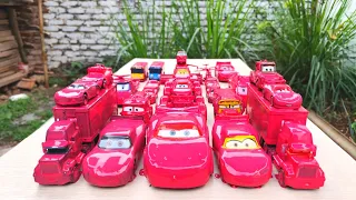 Clean up muddy minicar & disney pixar car convoys! Play in the garden