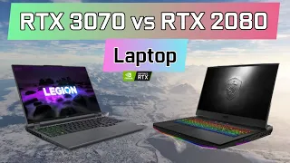 RTX 3070 laptop vs RTX 2080 laptop | 10 GAMES Tested