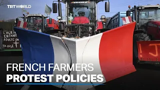 French farmers aim to put Paris ‘under siege’ in tractor protest