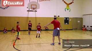 Basketball Offense - Weave Offense - Hand Off